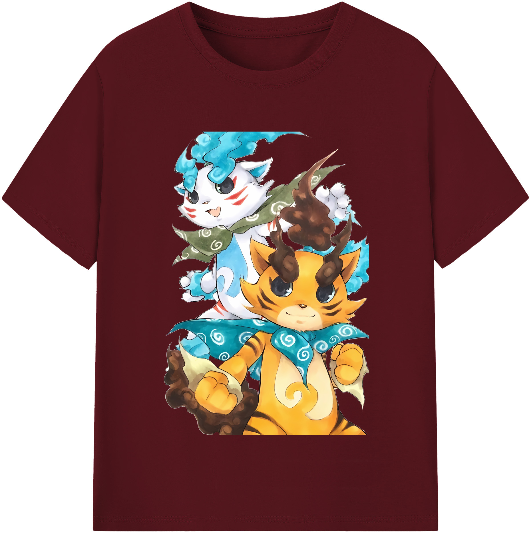 （画像用） 妖怪ウォッチ Yo-kai Watch 綿100％半袖Tシャツ（フロントプリント）